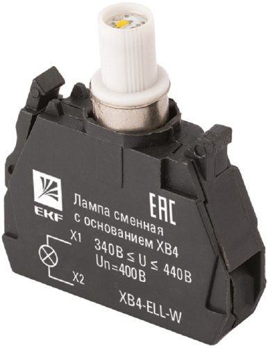 Ламповый блок подсветки светодиодный EKF PROxima XB4 400В белый фото Ламповый блок подсветки светодиодный EKF PROxima XB4 400В белый картинка